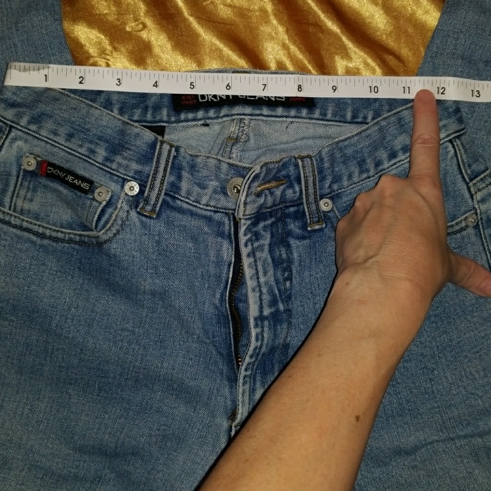 Vintage  DKNY Jeans size 6, 25"waist ,super soft